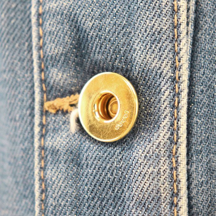 GUCCIデニムジャケット ゴールドボタン GUCCIデニムジャケット ゴールドボタン 名東】【GUCCI】グッチ デニム
