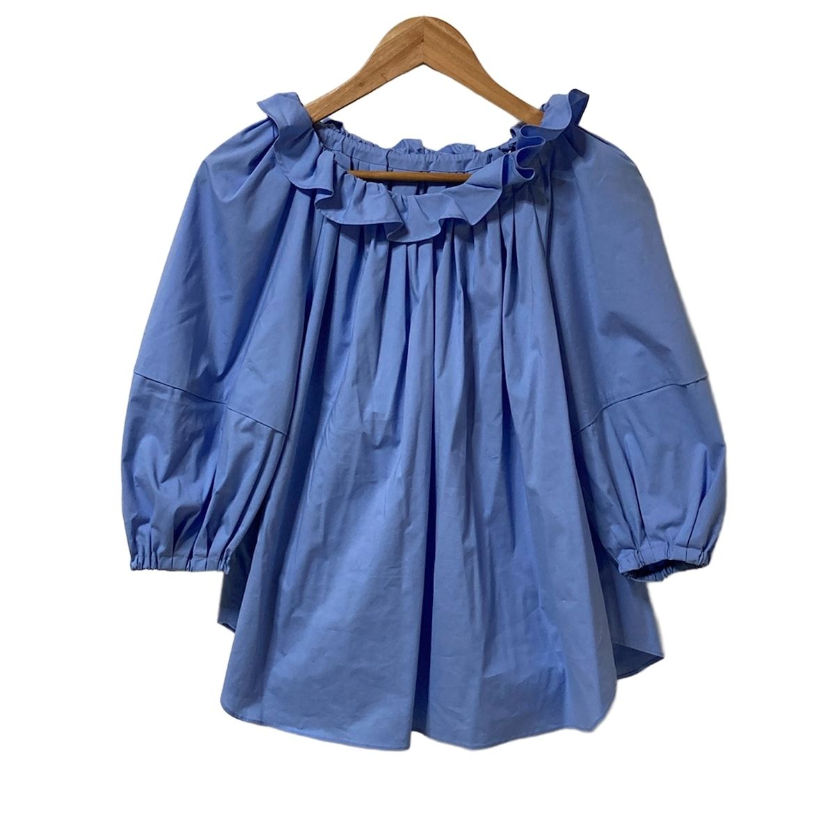 ADORE(アドーア) 七分袖カットソー サイズ38 M レディース - ブルー