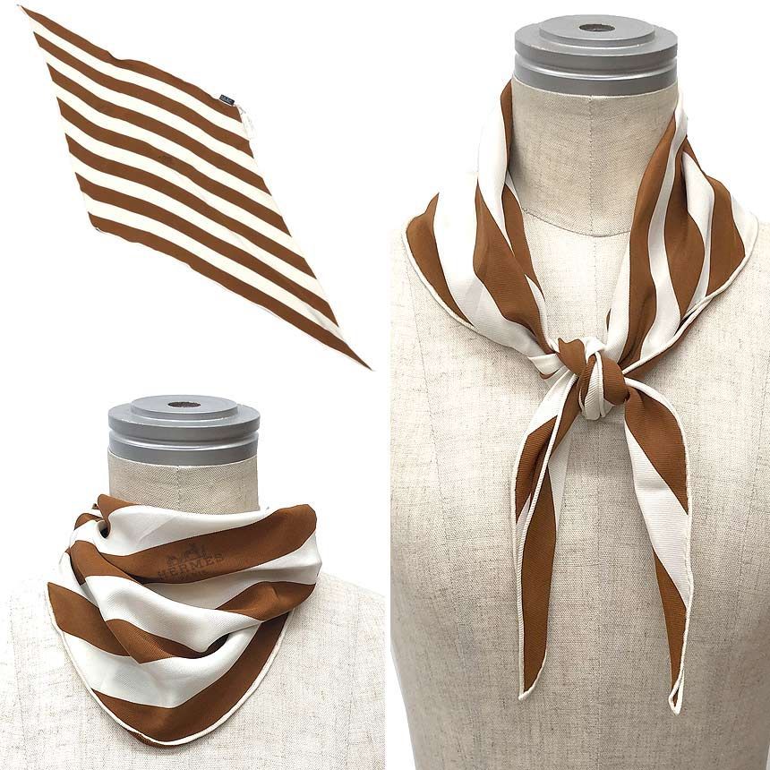 HERMES エルメス スカーフ ひし形 ストール ロザンジュ ロサンジュ