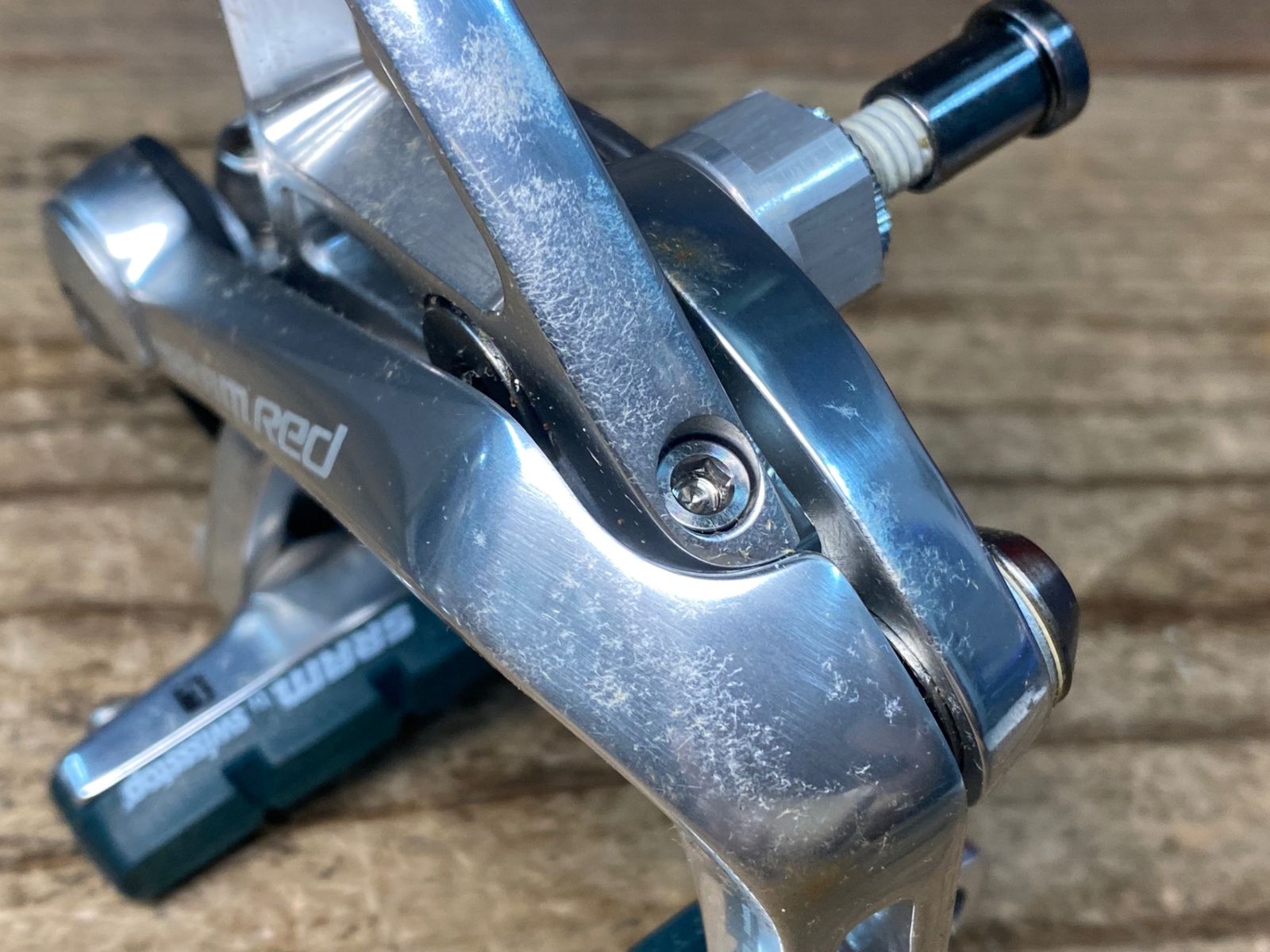 JR469 スラム SRAM レッド RED キャリパーブレーキ 前後セット 初代