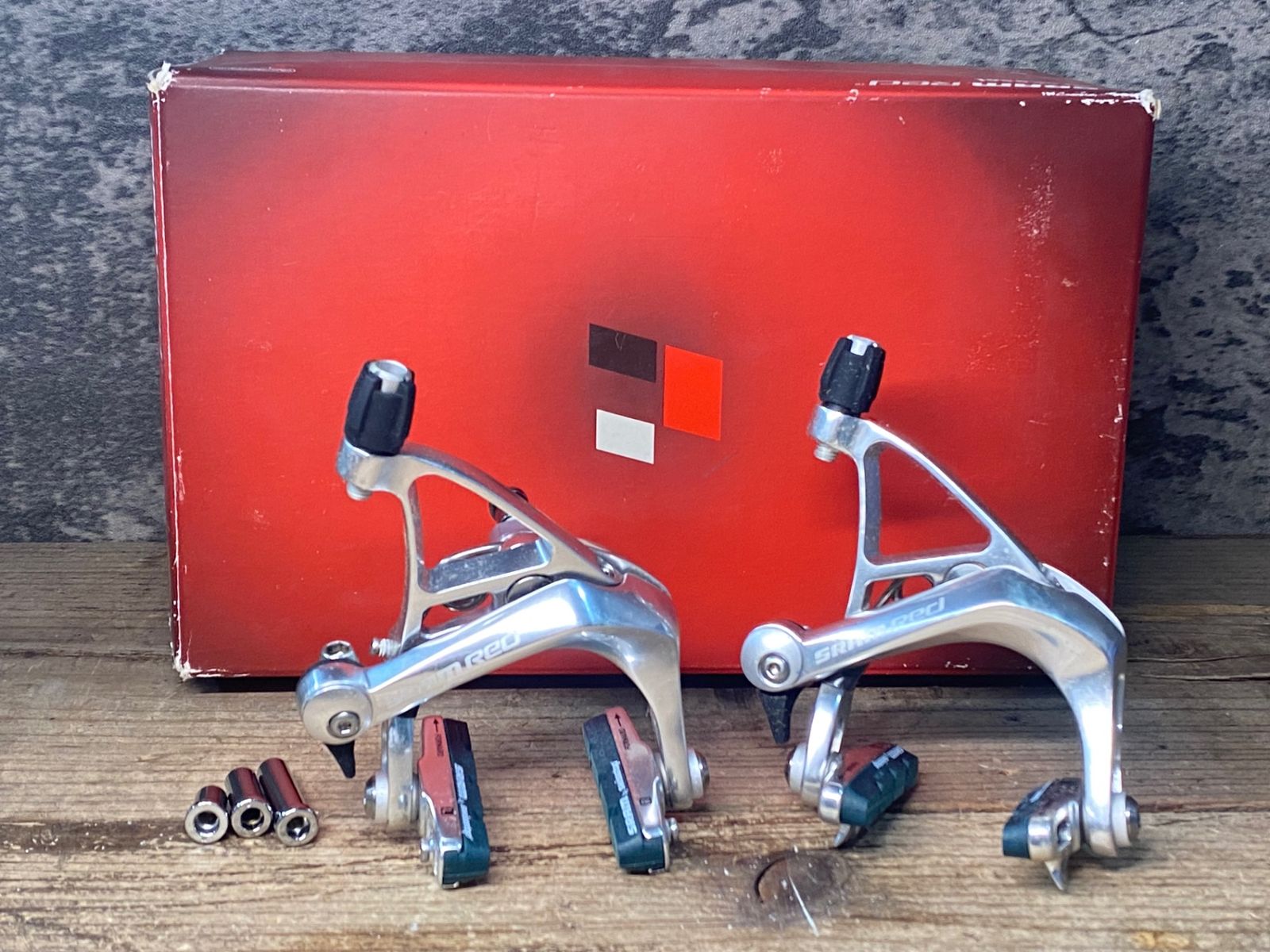 JR469 スラム SRAM レッド RED キャリパーブレーキ 前後セット 初代