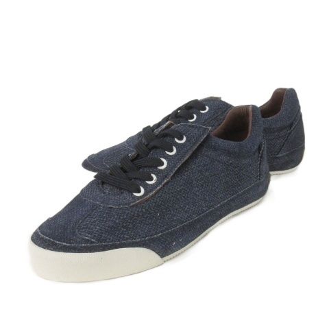 ドルチェ ガッバーナ ドルガバ DOLCE GABBANA スニーカー レースアップ スエード プリント ロゴ 男の子 ボーイズ 30 19 5 cm 紺 ネイビー CK 7 GY 99