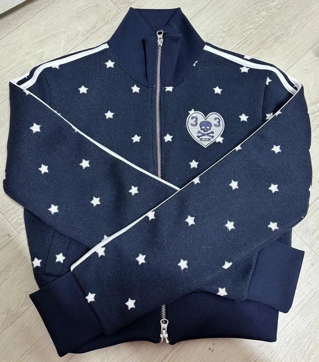 セットアップエクスィースター スポーティー ジップアップ ネイビー