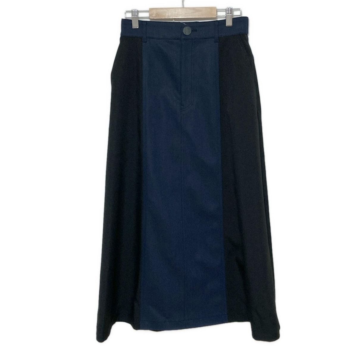 ADORE アドーア ロングスカート サイズ36 S レディース - ダークネイビー×黒