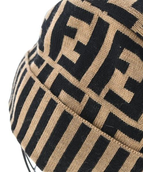  FENDI ニットキャップ ビーニー レディース 古着 ニット帽 ビーニー 帽子
