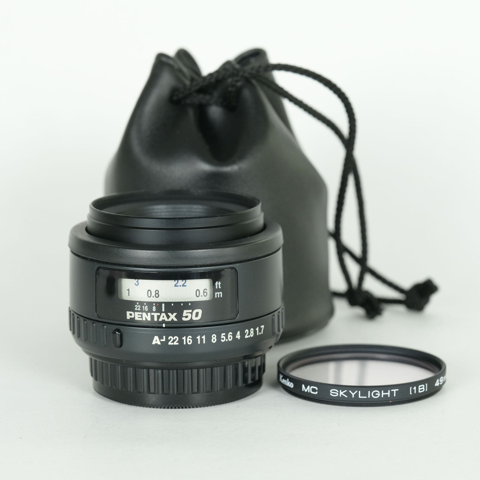 フィルター付 PENTAX FA 50 mm F 1 7 ペンタックスKマウント