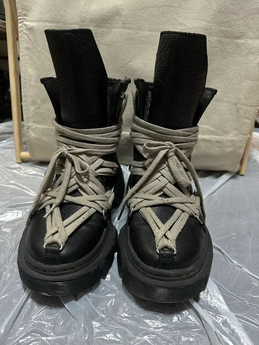 DR. MARTENS ドクターマーチン x RICK OWENS リックオウエンス 1460 DMXL MEGA 레이 블랙