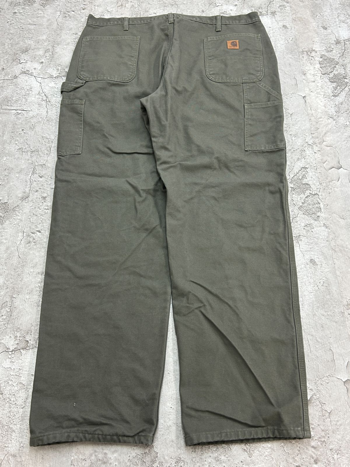 Carhartt カーハート MOS ダックペインターパンツ 古着 モスグリーン