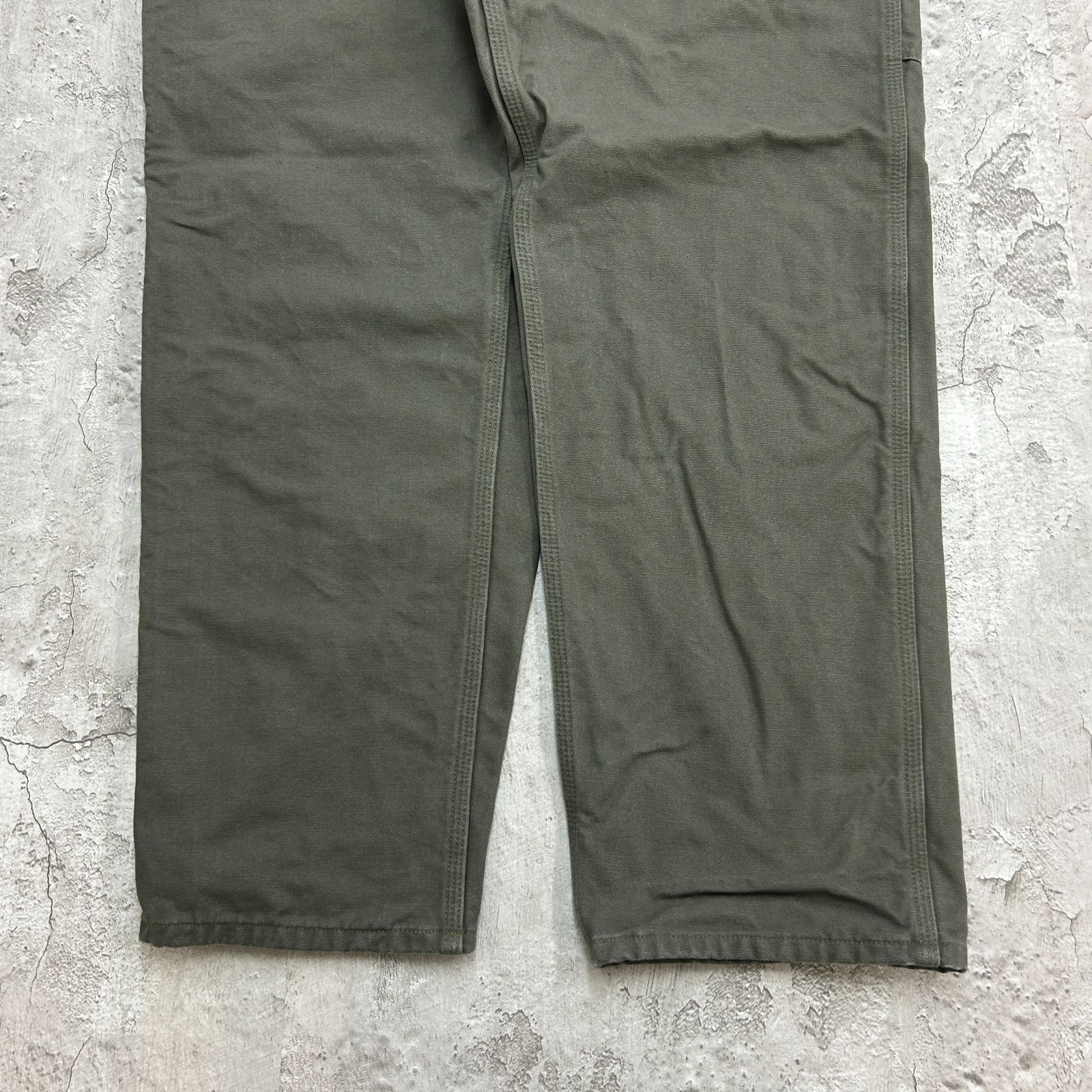 Carhartt カーハート MOS ダックペインターパンツ 古着 モスグリーン