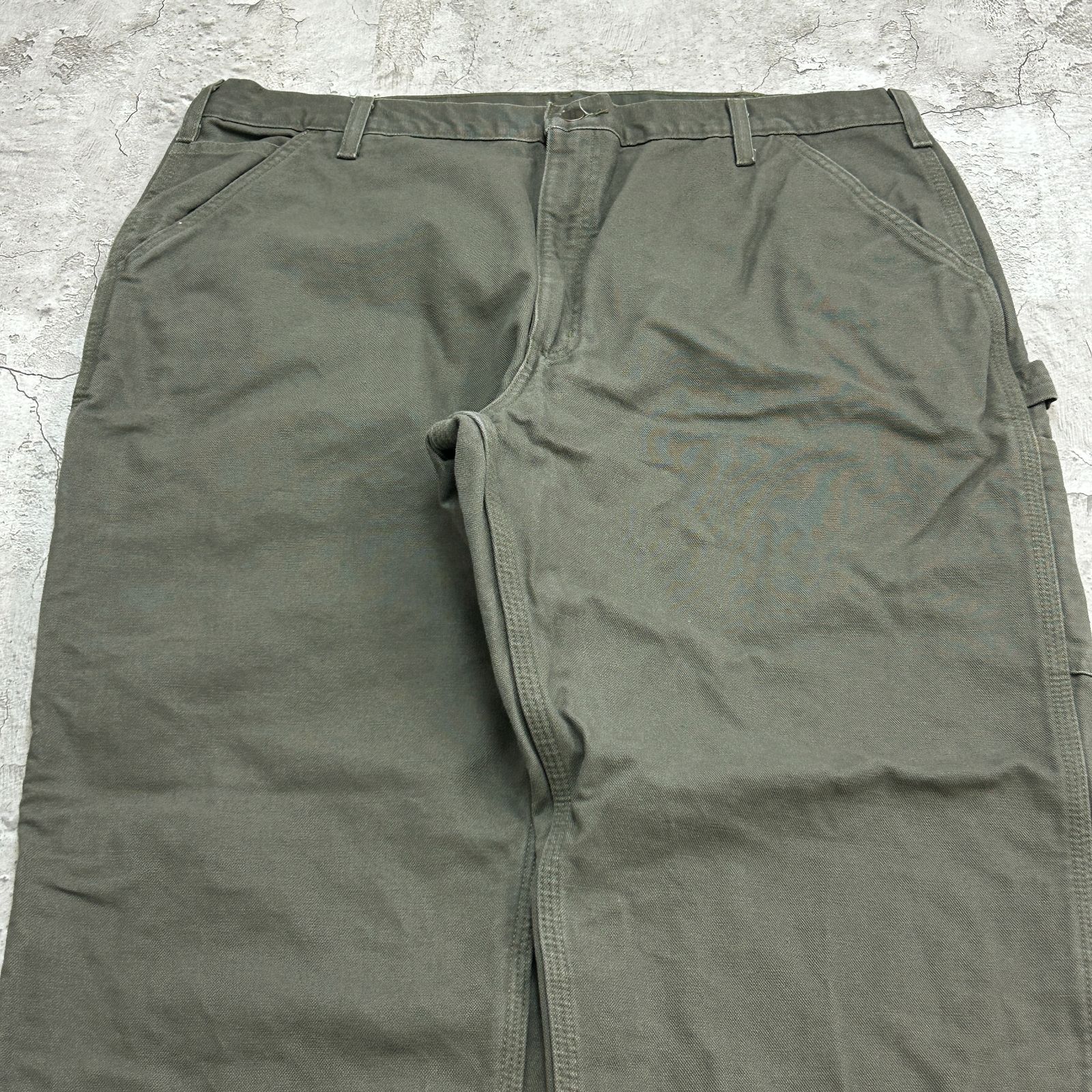 Carhartt カーハート MOS ダックペインターパンツ 古着 モスグリーン