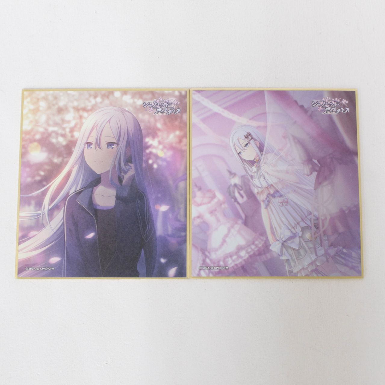 ☆加古川物流】中古 プロセカ 宵崎奏 ミニ色紙2枚 儚さと美しさ 特訓前