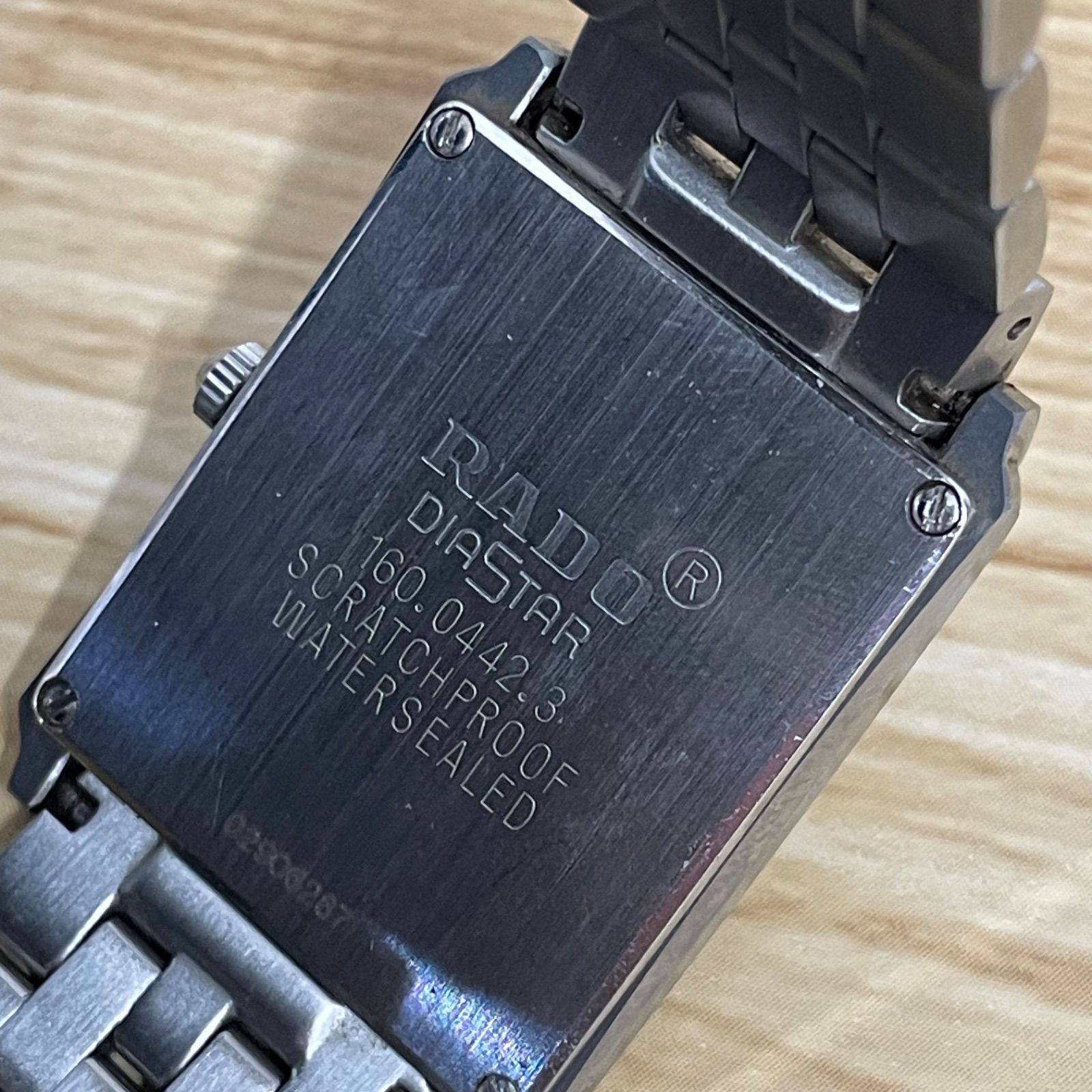 ✨RADO✨ラドー✨DIASTAR✨デイト✨160.0442.3✨腕時計✨ □ラドー RADO DIASTAR 160.0442.3 クォーツ時計 稼働品 A25-3651