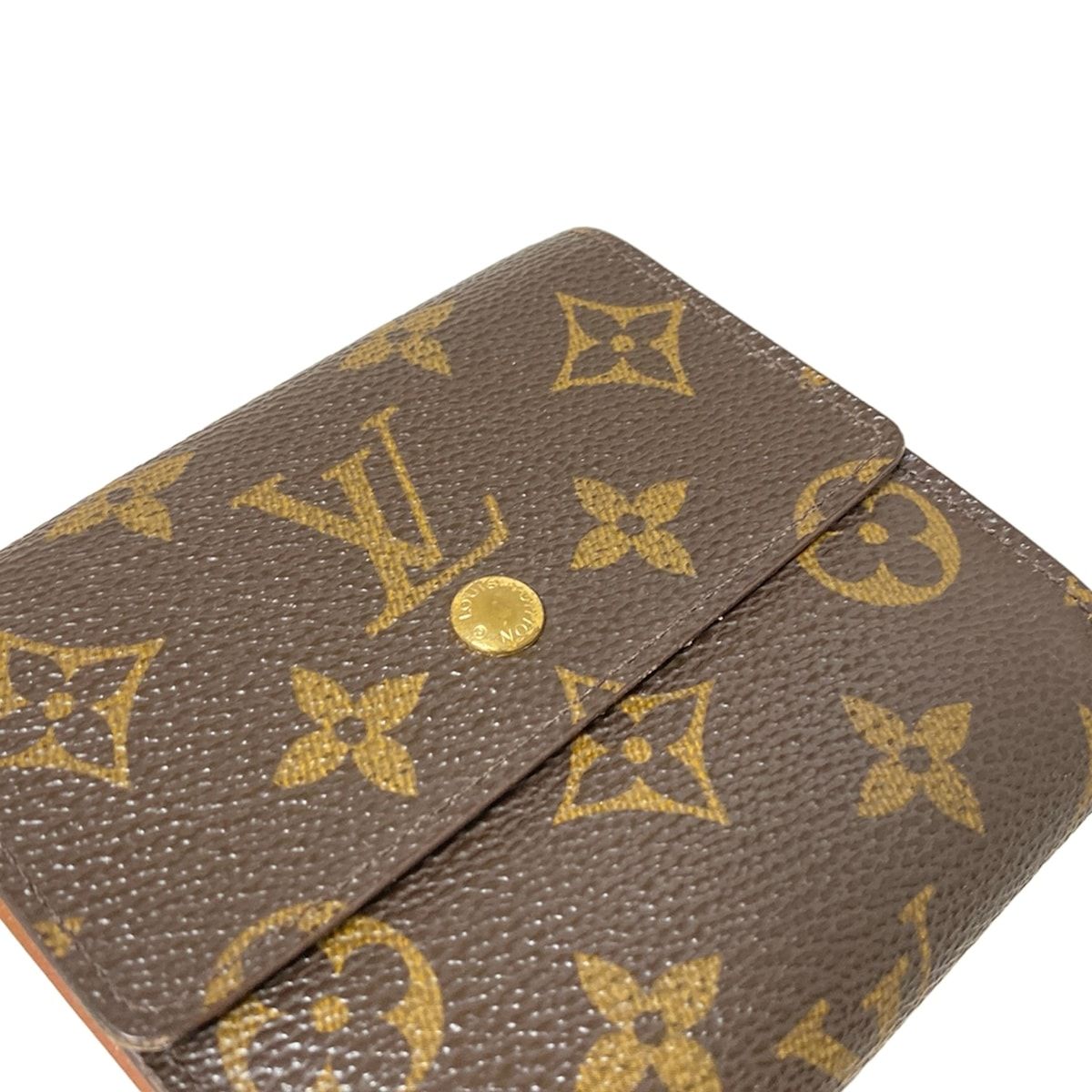 LOUIS VUITTON(ルイヴィトン) Wホック財布 モノグラム ポルトモネビエ