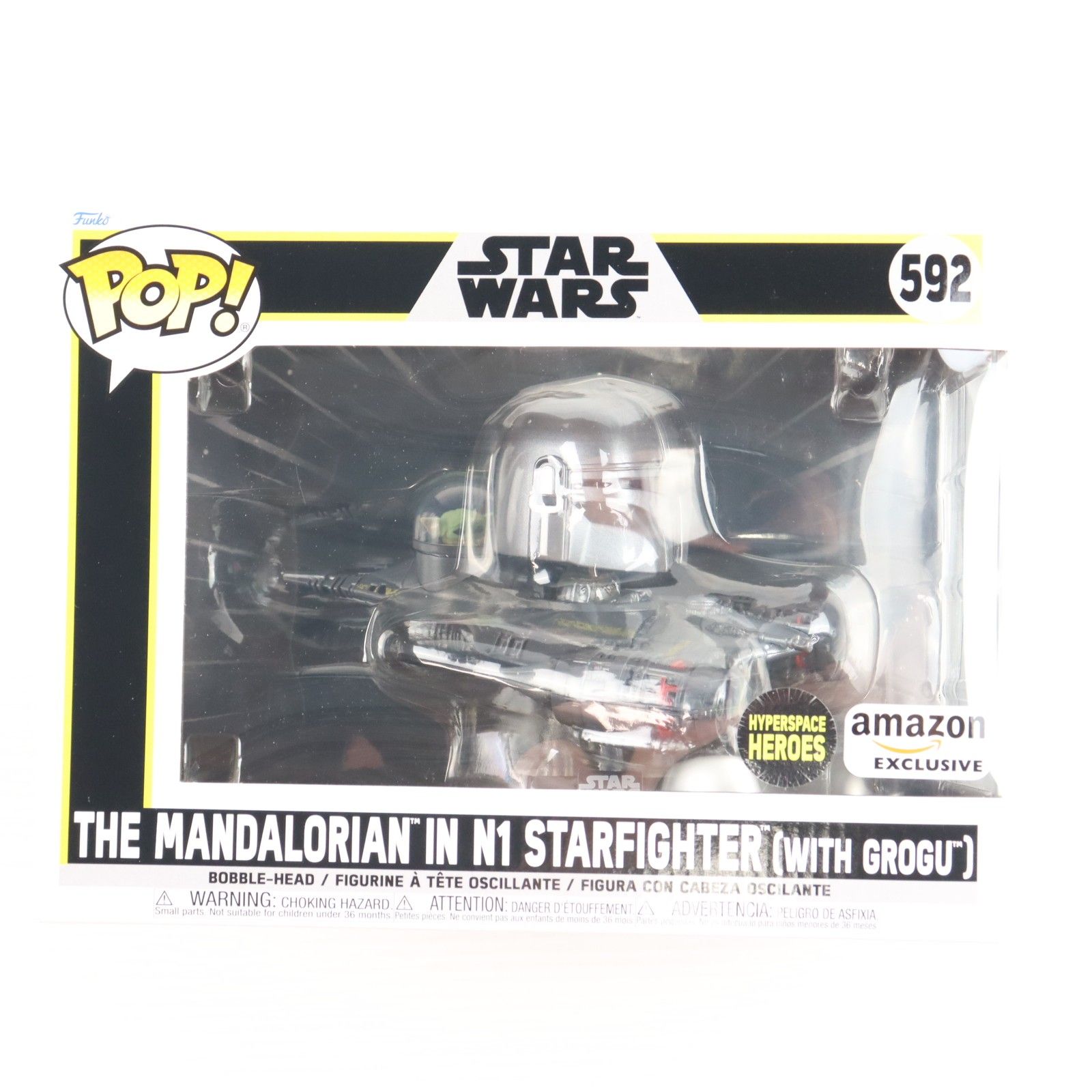 Amazon限定 POP! 592 マンダロリアンin N1スターファイターwith