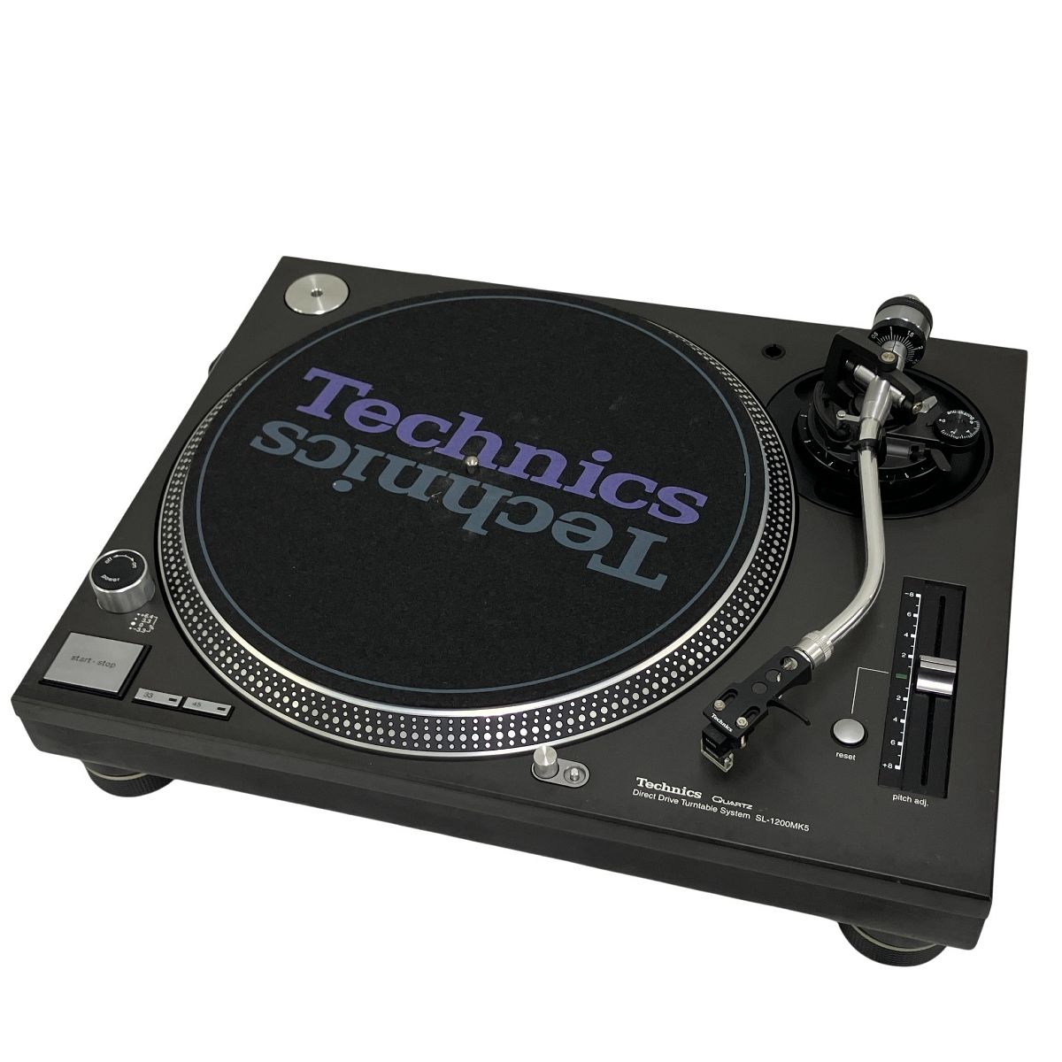 Technics SL 1200 MK 5 ターンテーブル テクニクス レコードプレーヤー ダストカバー 付き 音響機器