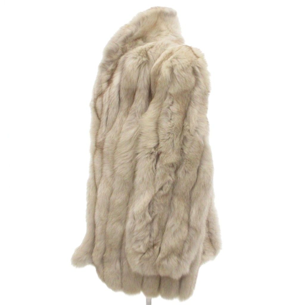 サガフォックス SAGA FOX 銀サガ フォックスファーコート 毛皮 ミドル