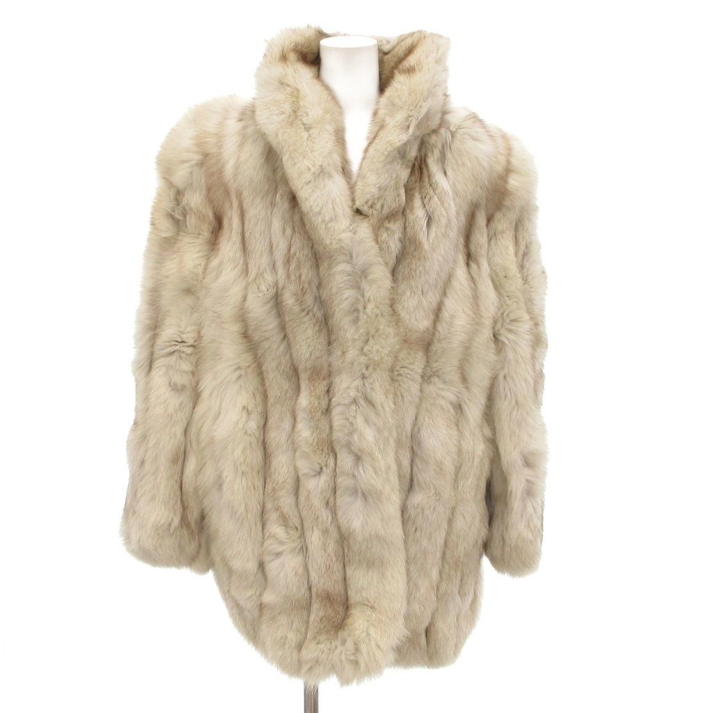 サガフォックス SAGA FOX 銀サガ フォックスファーコート 毛皮 ミドル