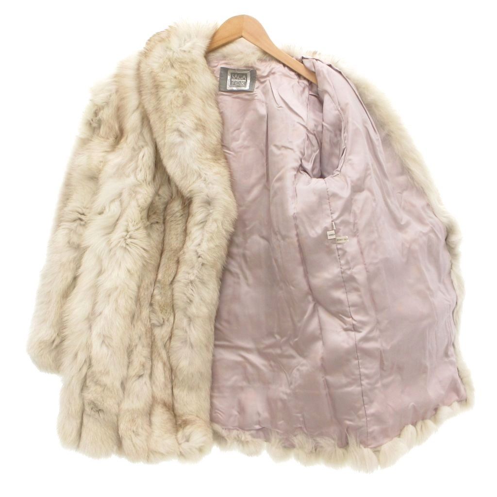 サガフォックス SAGA FOX 銀サガ フォックスファーコート 毛皮 ミドル