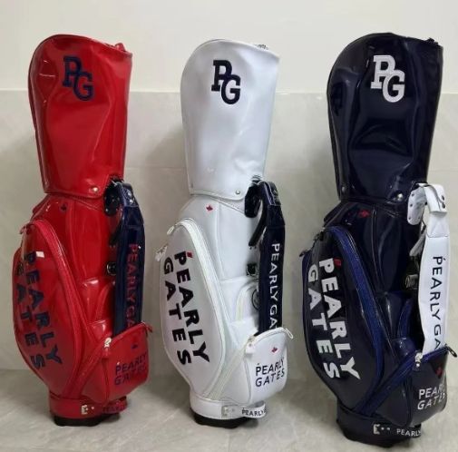 PEARLY GATES パーリーゲイツ 9.0型 エナメル ゴルフバッグ キャディ
