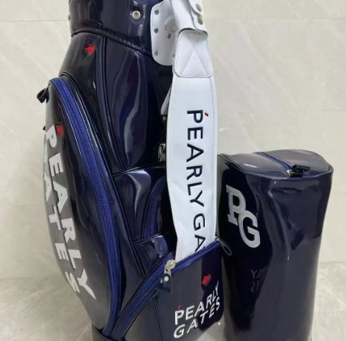 PEARLY GATES パーリーゲイツ 9.0型 エナメル ゴルフバッグ キャディ