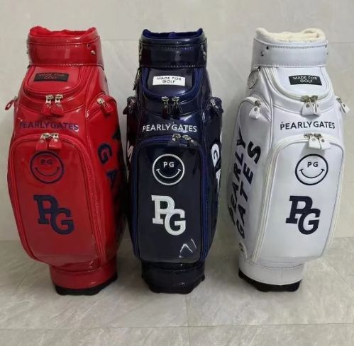 PEARLY GATES パーリーゲイツ 9.0型 エナメル ゴルフバッグ キャディ