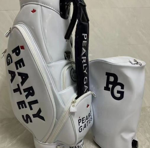 PEARLY GATES パーリーゲイツ 9.0型 エナメル ゴルフバッグ キャディ