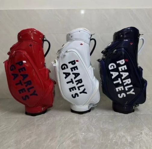 PEARLY GATES パーリーゲイツ 9.0型 エナメル ゴルフバッグ キャディ