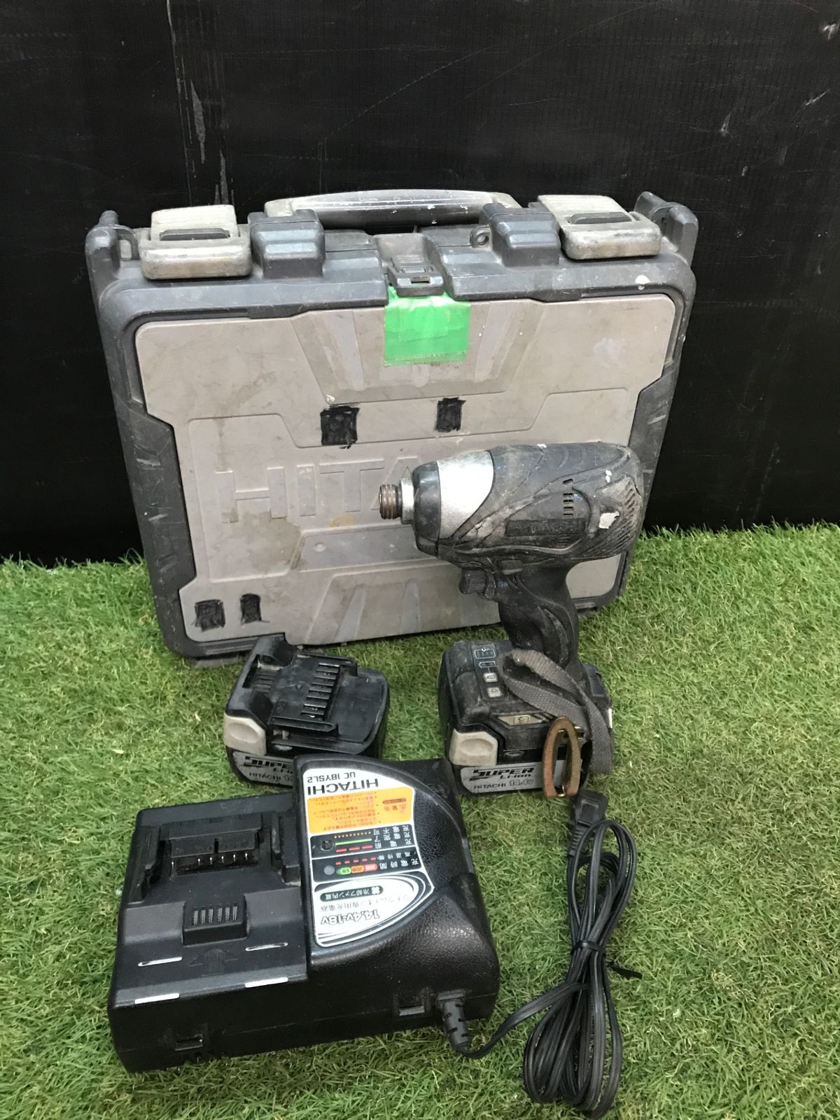 品 0906 HITACHI 14.4 V コードレスインパクトドライバー 2 LSCK B
