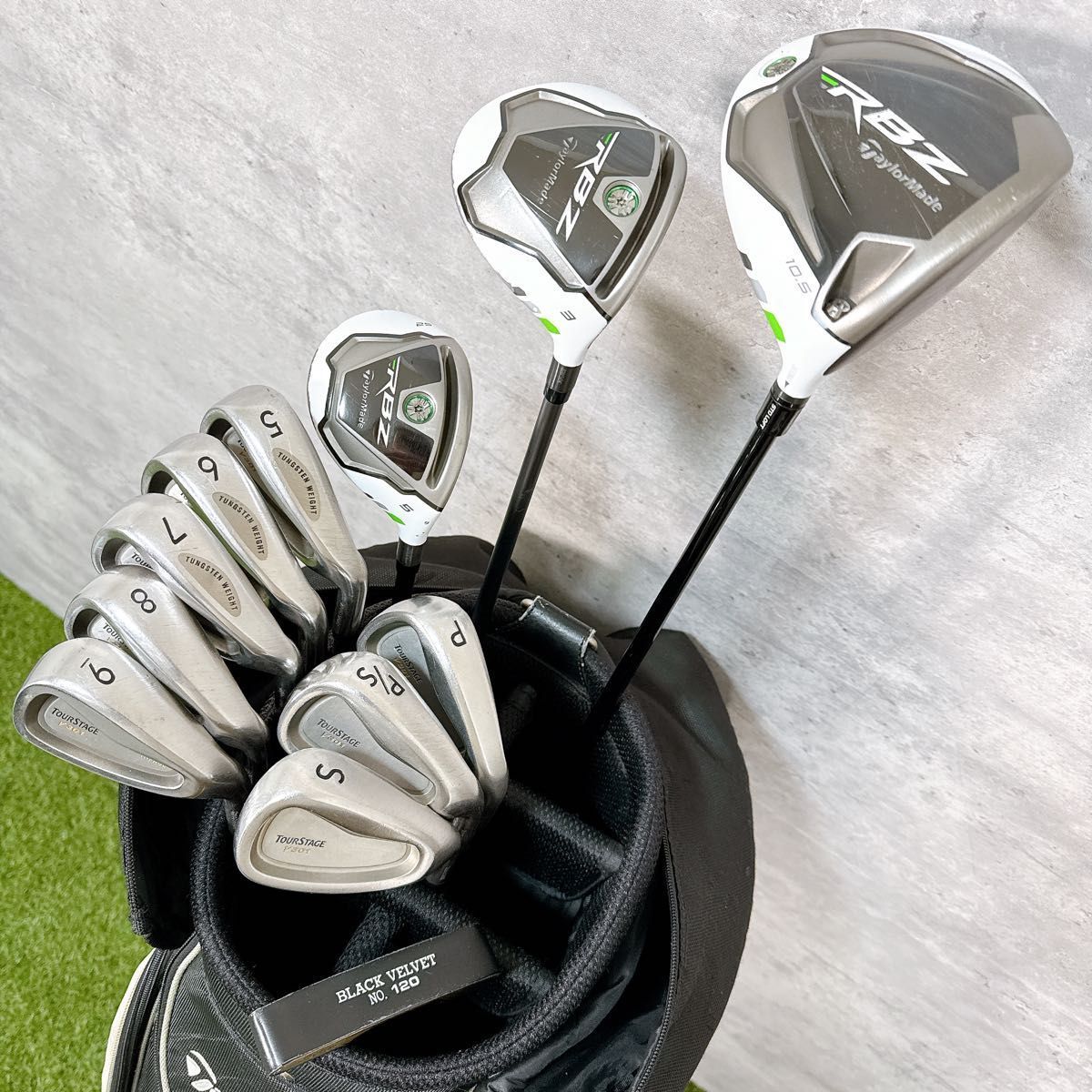 ゴルフクラブセット メンズ TaylorMade テーラーメイド RBZ フルセット