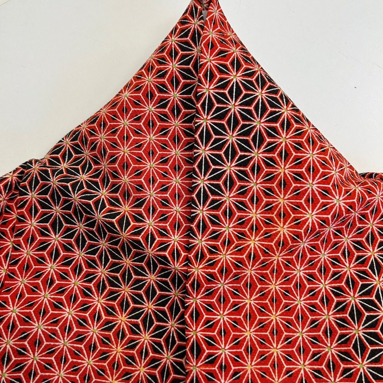 Nさま専用⭐️未使用 麻の葉模様 縞模様　ウール2点おまとめ 小紋 麻の葉模様 縮緬 素敵な染め 正絹 着物 MK-2292 - メルカリ