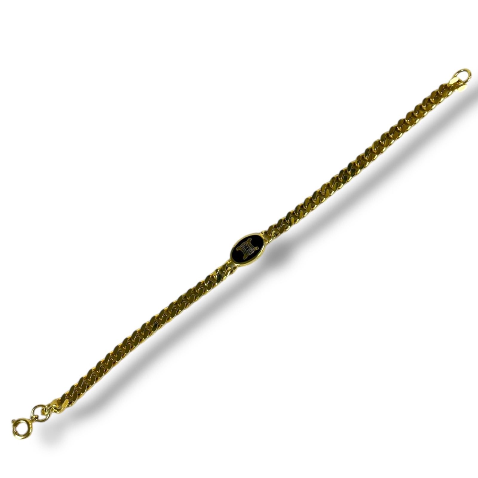 CELINE　マグナムチェーンブレスレット　ヴィンテージ CELINE マグナムチェーンブレスレット ヴィンテージ - メルカリ