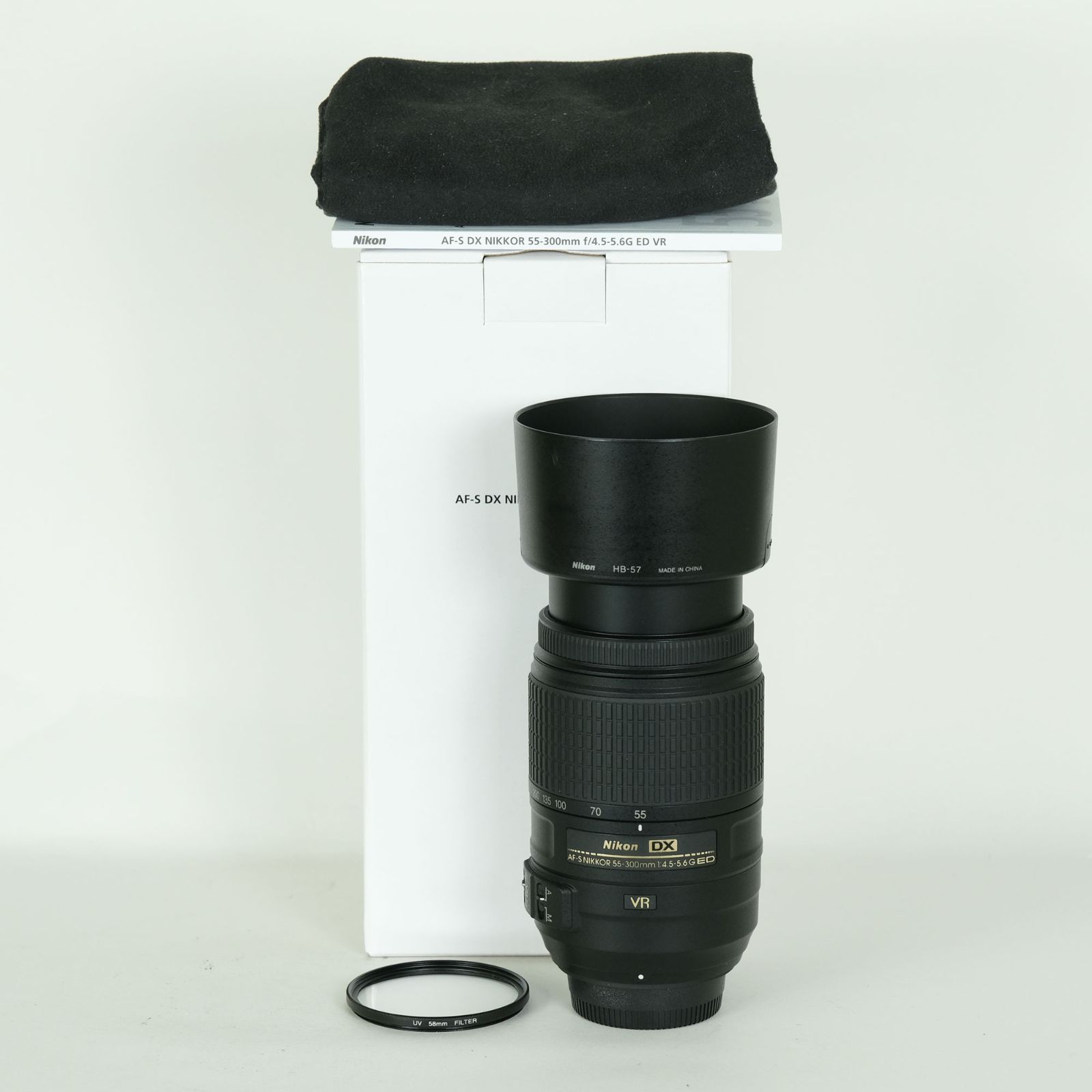 美品 | フィルター付] Nikon AF-S DX NIKKOR 55-300mm F4.5-5.6G ED VR