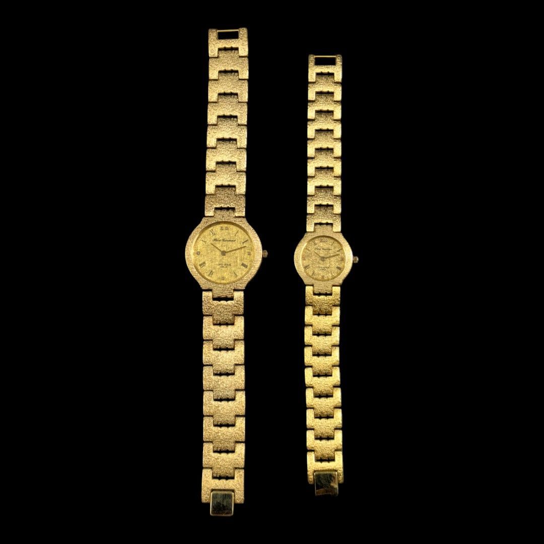 ハリーコリンヌ FINEGOLD 999.9 ゴールド 腕時計 ペアセット ハリー