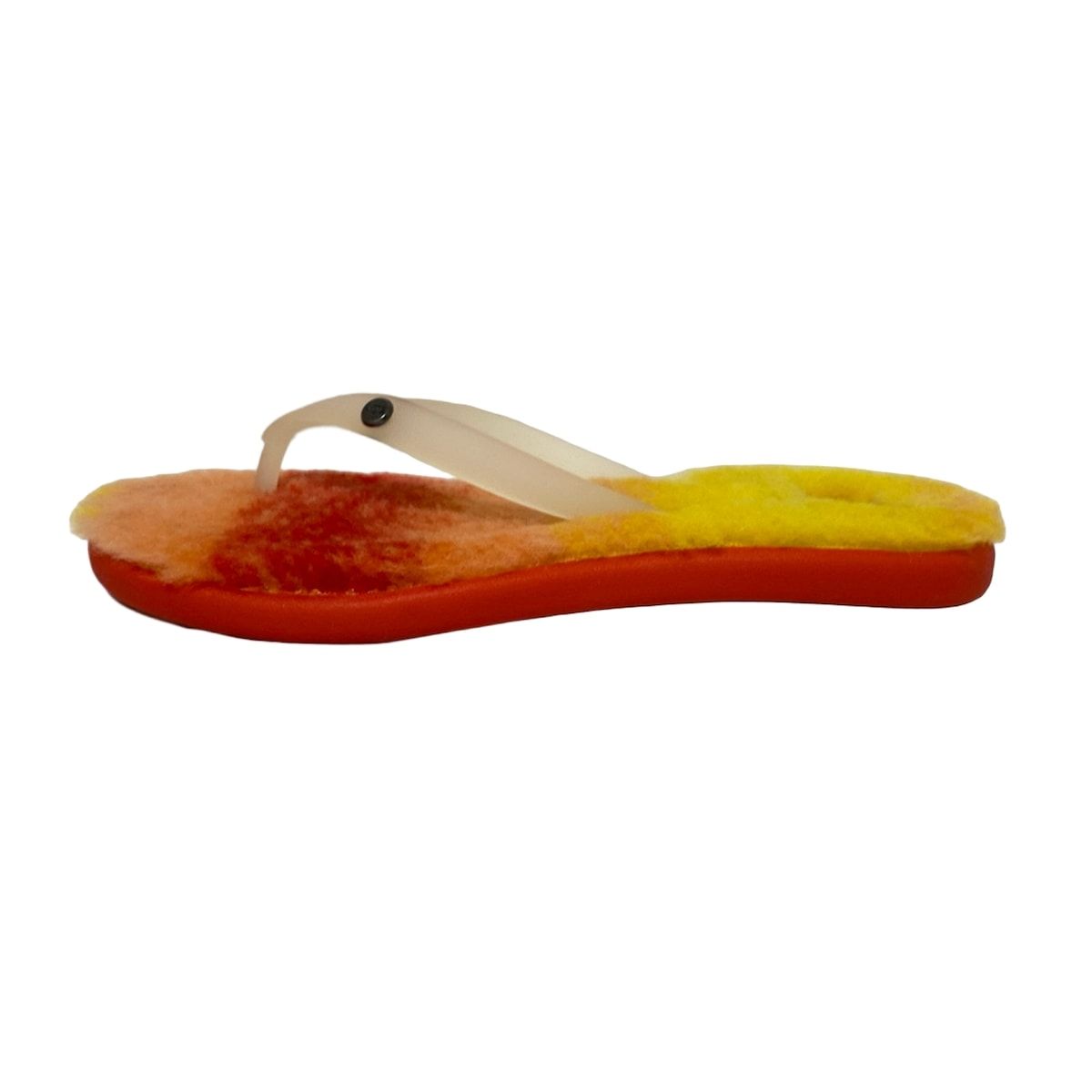 UGG アグ ビーチサンダル 23 レディース フラッフィー II レインボー 1115459 白