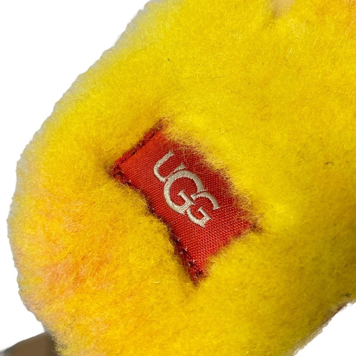  UGG アグ ビーチサンダル 23 レディース フラッフィー II レインボー 1115459 白 ビーチサンダル シャワーサンダル サンダル ミュール