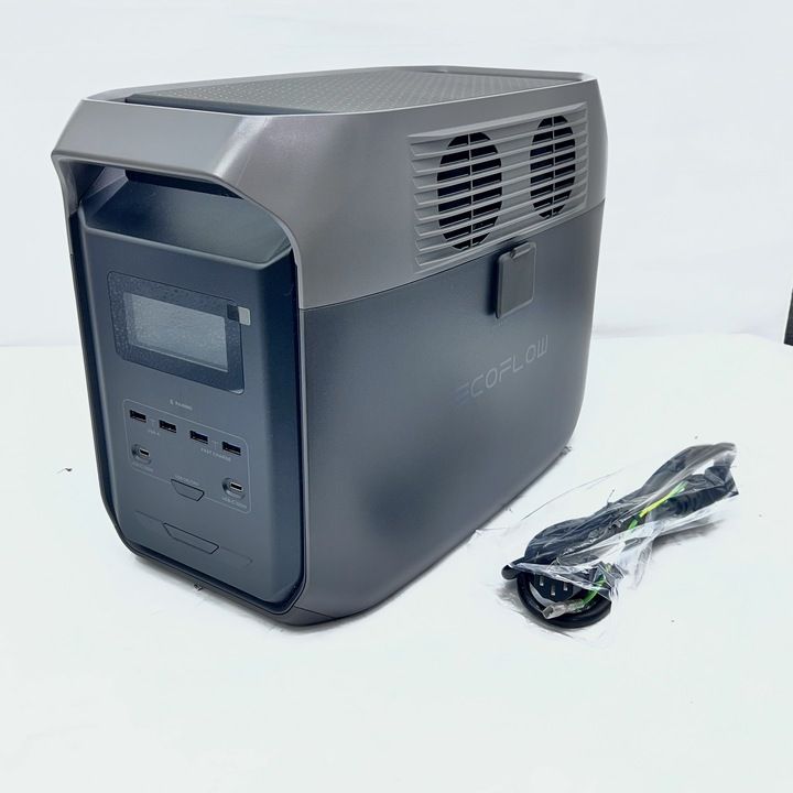 EcoFlow エコフロー ポータブル電源 DELTA 3 1500 1536 Wh リン酸鉄リチウムイオン 90分で満充電 大容量 防災グッズ