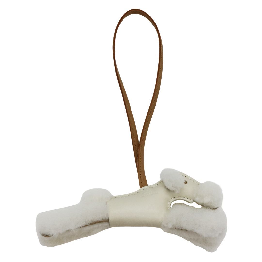 HERMES エルメス バディ チャーム クレ×チャイ U刻印 アニョーミロ|ムートン ユニセックス WA-0019