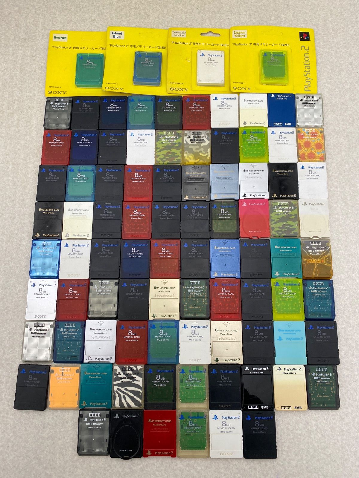 PlayStation 2 プレステ2 メモリーカード 90点