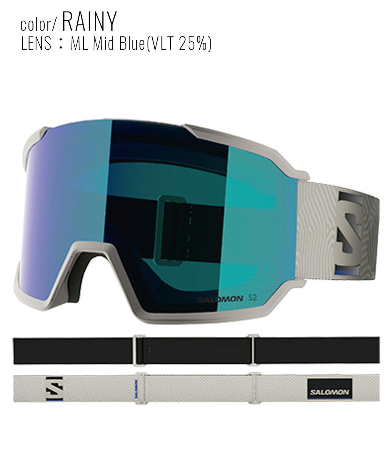 2526】新品 SALOMON サロモン スノーボード ゴーグル ユニセックス S
