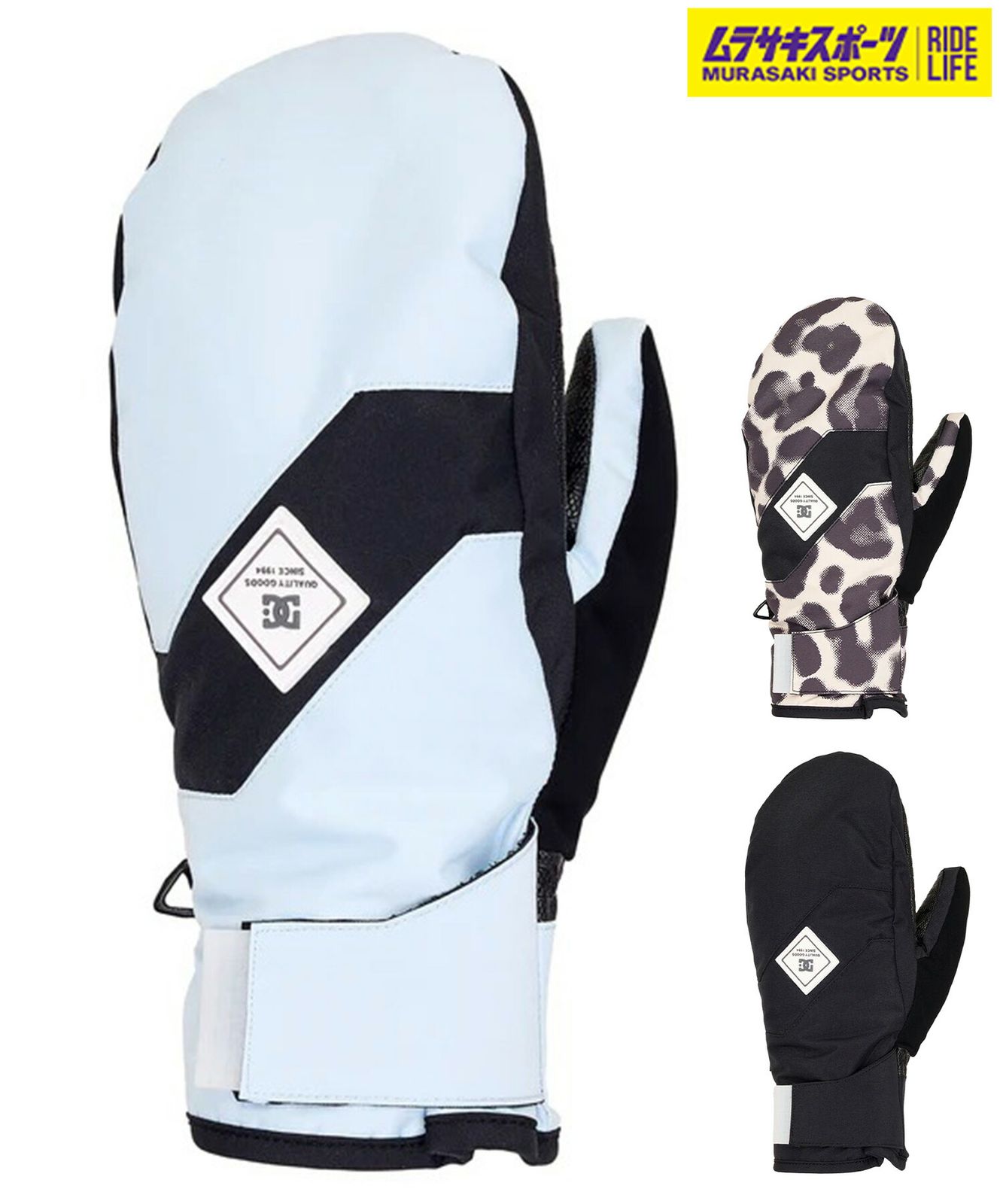 2526 DC ディーシー スノーボード グローブ レディース WMNS MITTEN ミトン ムラサキスポーツ 25 26モデル MX K 14