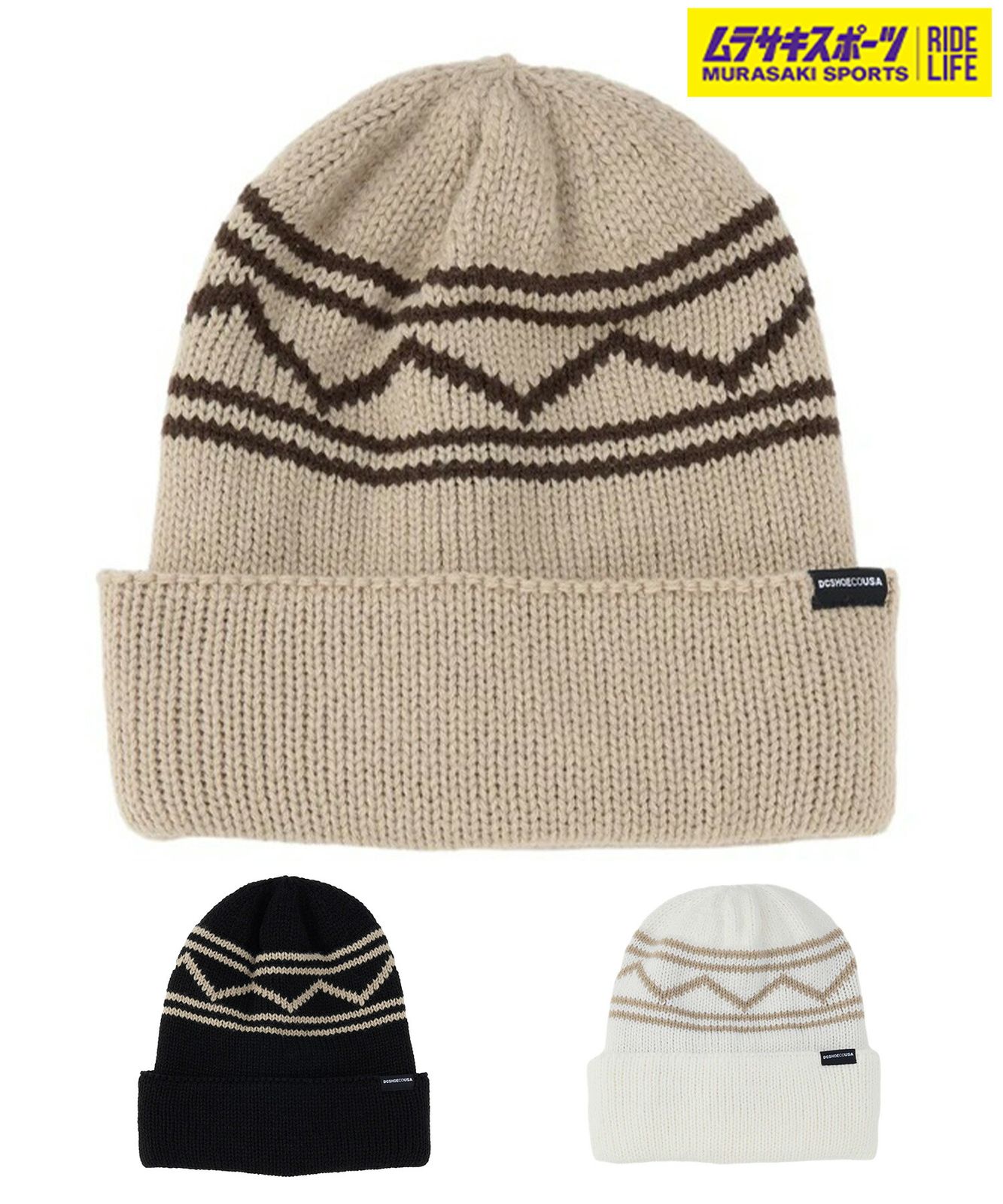 2526】新品 DC ディーシー スノーボード ビーニー ユニセックス 25