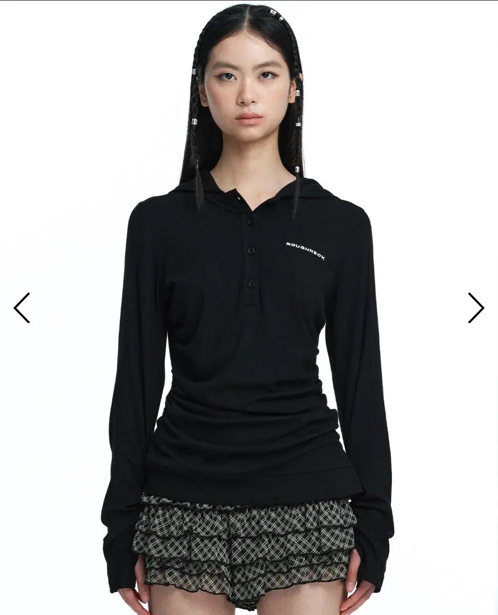 ラフネック ロングスリーブ ブラック S サイズ