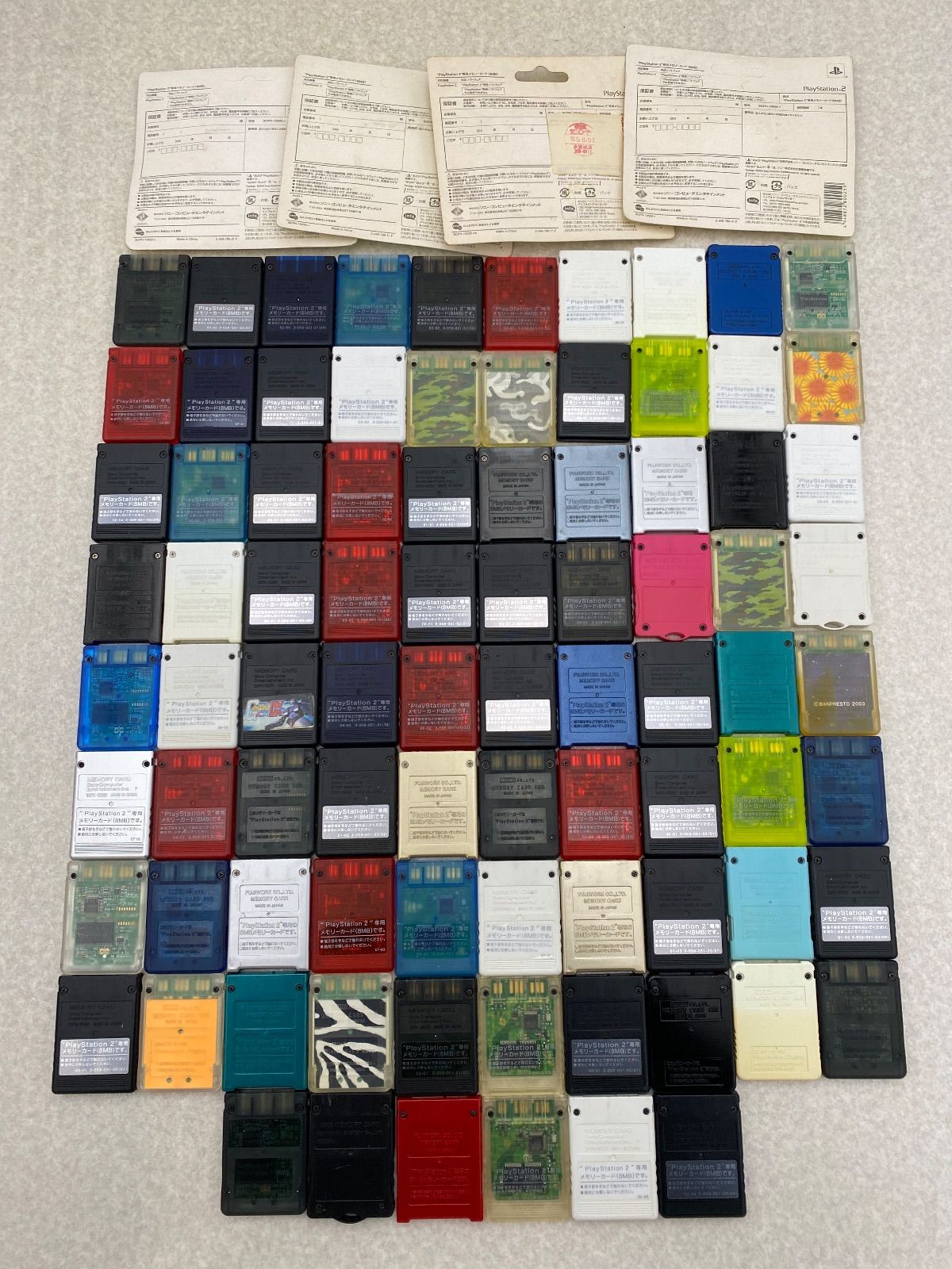 PlayStation 2 プレステ2 メモリーカード 90点