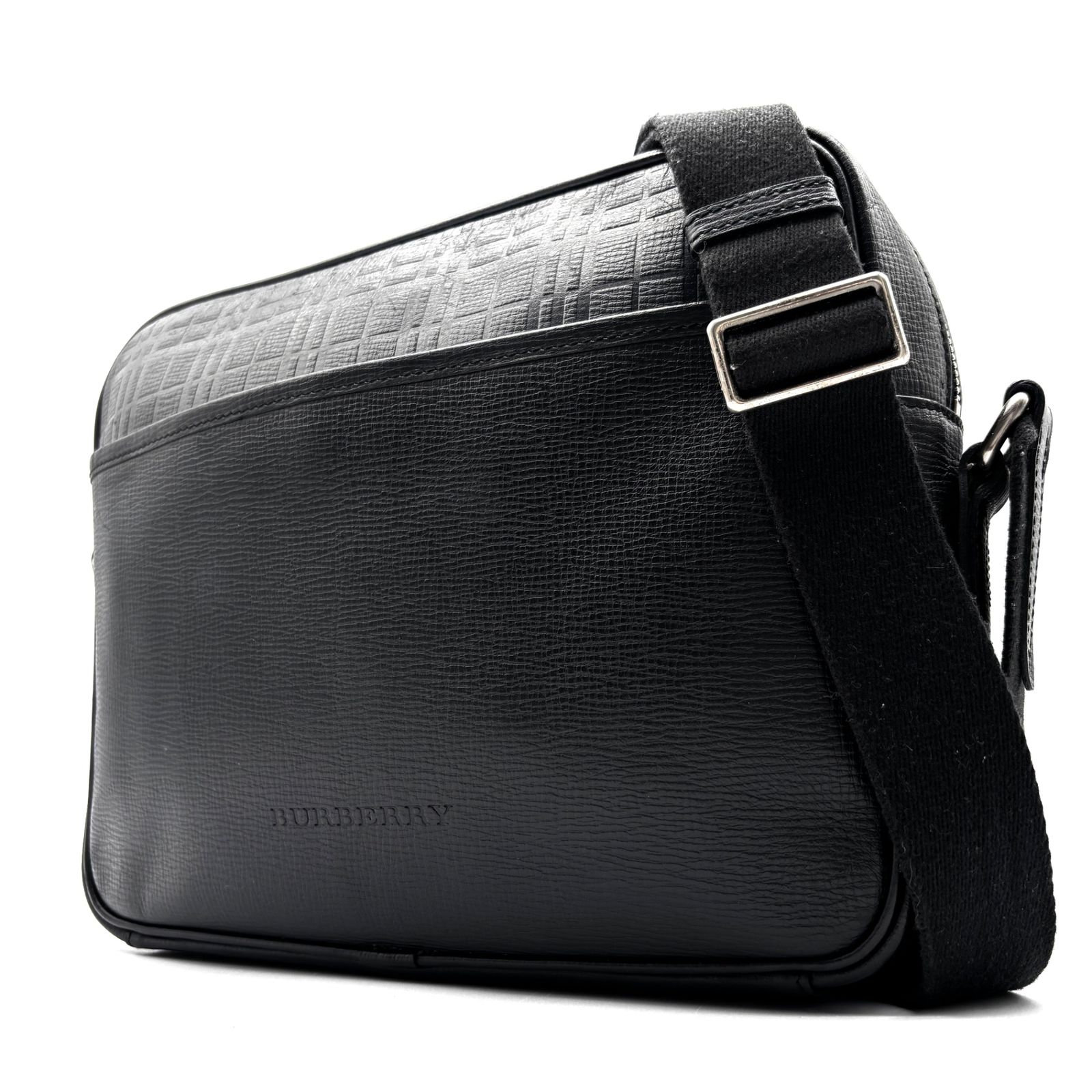 美品 BURBERRY バーバリー ショルダーバッグ ノバチェック エンボス