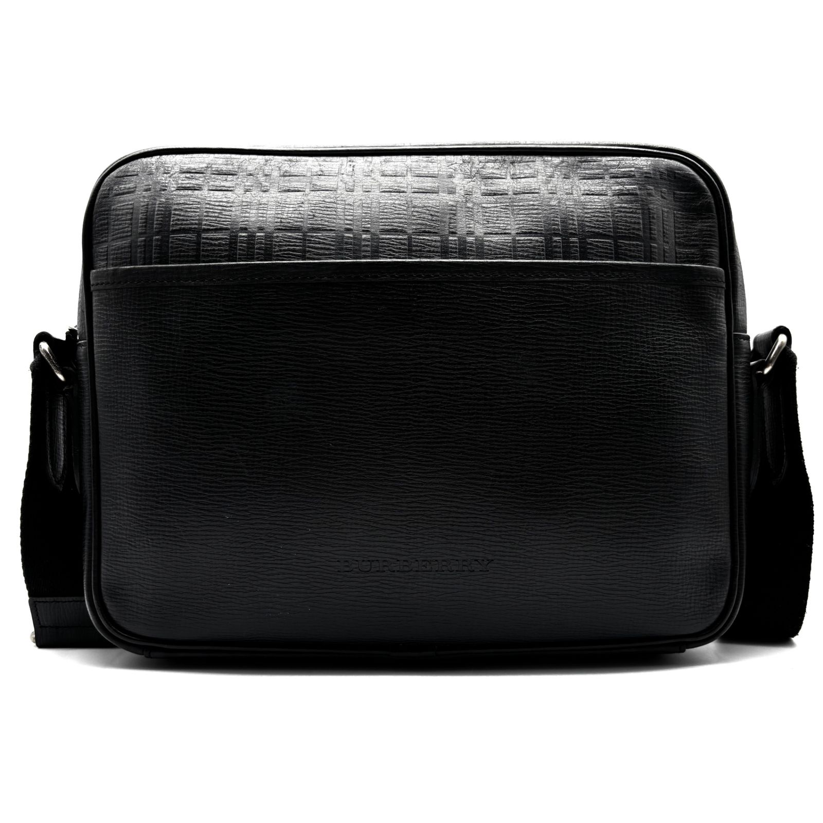 美品 BURBERRY バーバリー ショルダーバッグ ノバチェック エンボス