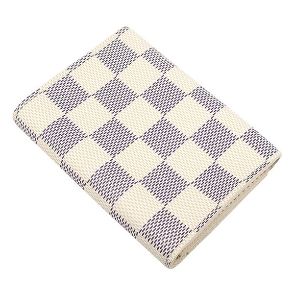 ルイヴィトン LOUIS VUITTON カードケース アンヴェロップ カルト ドゥ ヴィジット ダミエアズールキャンバス ダミエアズール 白 グレー カード入れ 名刺入れ N 61746 CA 2191 箱