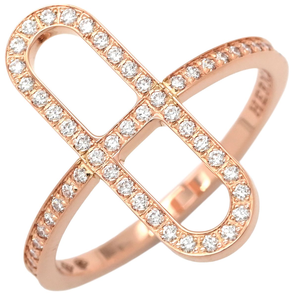 エルメス HERMES リング 指輪 エヴァー シェーヌダンクル PM ダイヤ