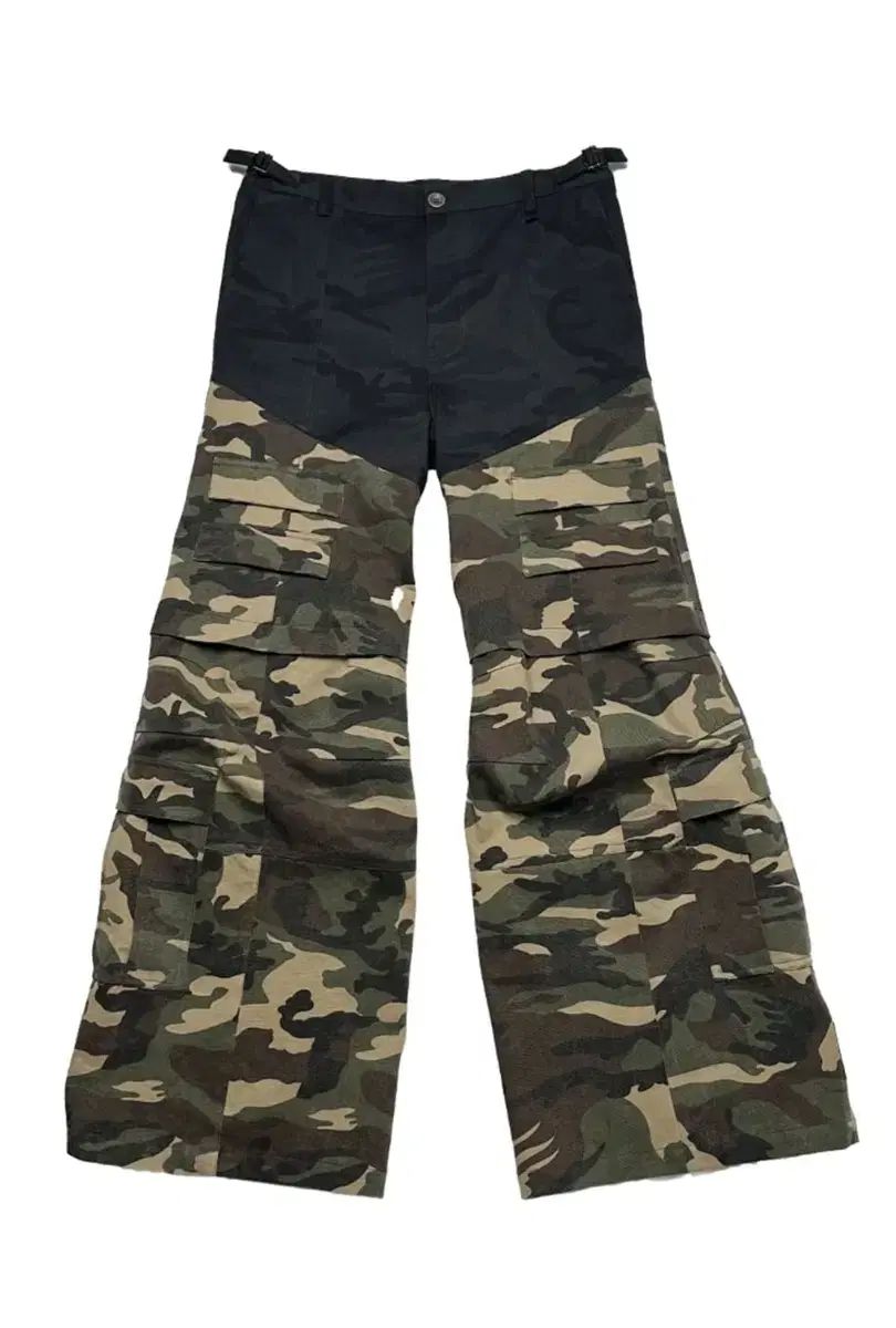 os Qap Two-Tiered ダブルカーゴ パンツ