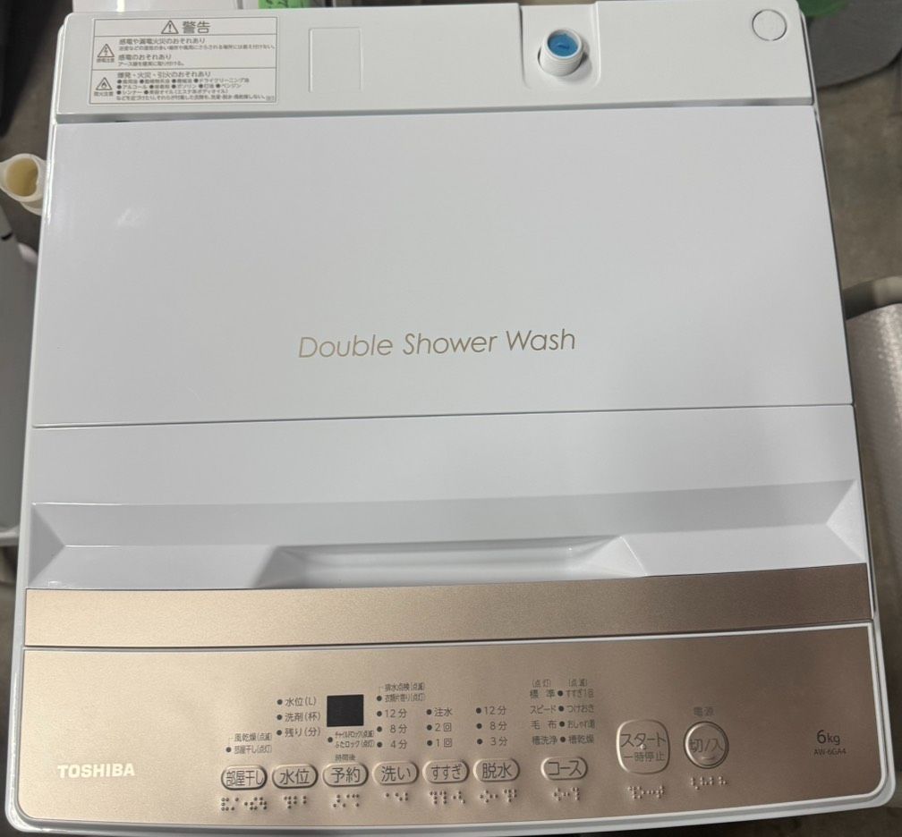 東芝 TOSHIBA 全自動洗濯機 AW 6 GA 4 製 kg