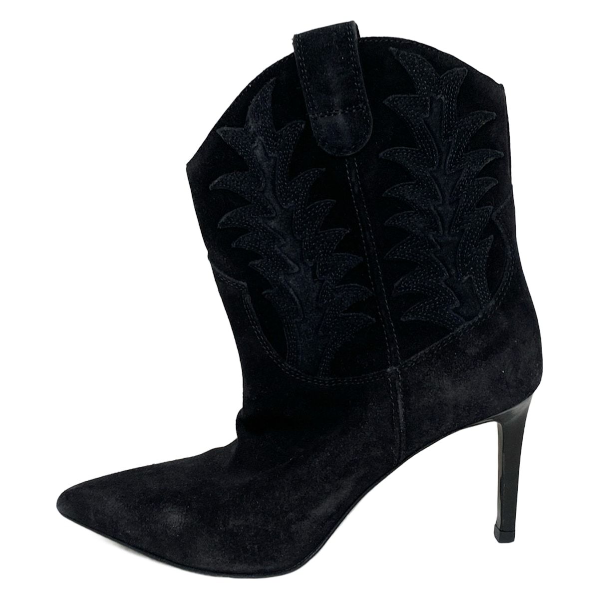 SAINT LAURENT PARIS サンローランパリ ショートブーツ 35 1 2 レディース 黒